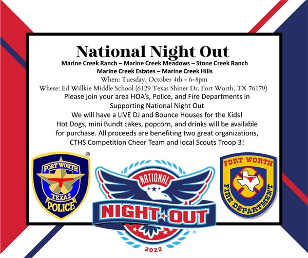 Marine Creek Meadows HOA, Homeowners Association, Fort Worth, Texas, HOA